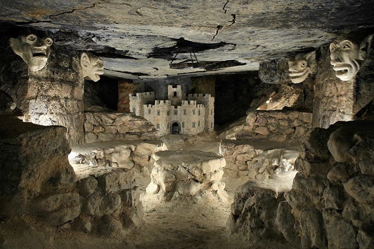 salle du château catacombes interdites