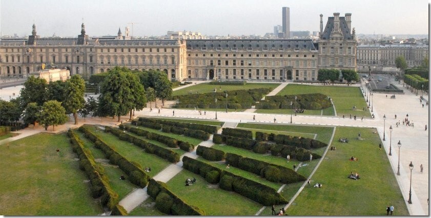 jardin du Carrousel, Louvre