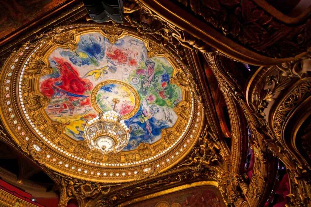 le plafond de l'Opéra Garnier signé Chagall